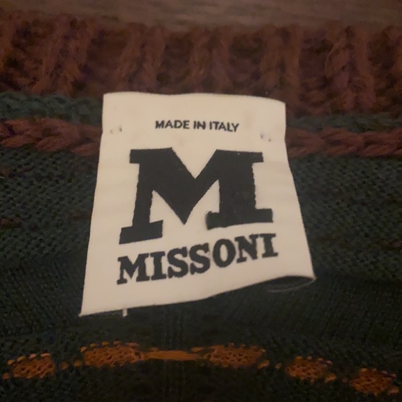 Missoni green and orange sweater - Picture 2 of 2